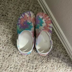 Tie Dye Crocs
